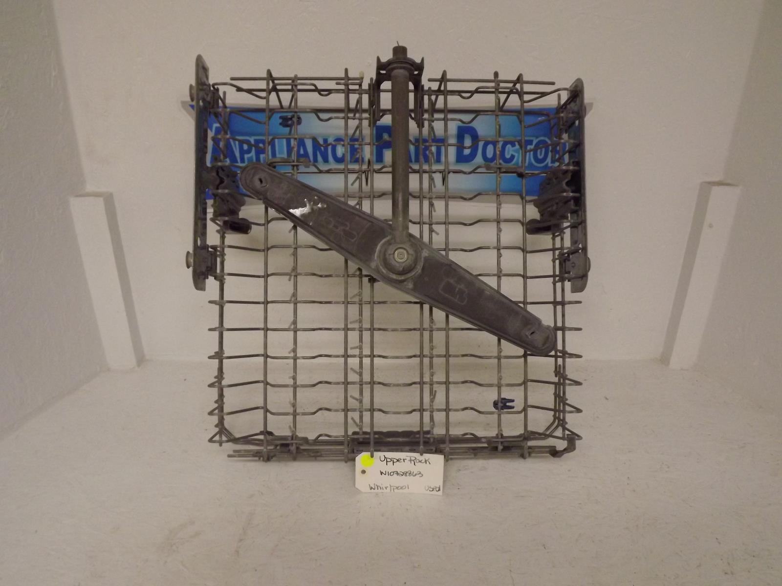 Whirlpool Dishwasher W10728863 Upper Rack Used Whirlpool Dishwasher W10728863 Upper Rack Used